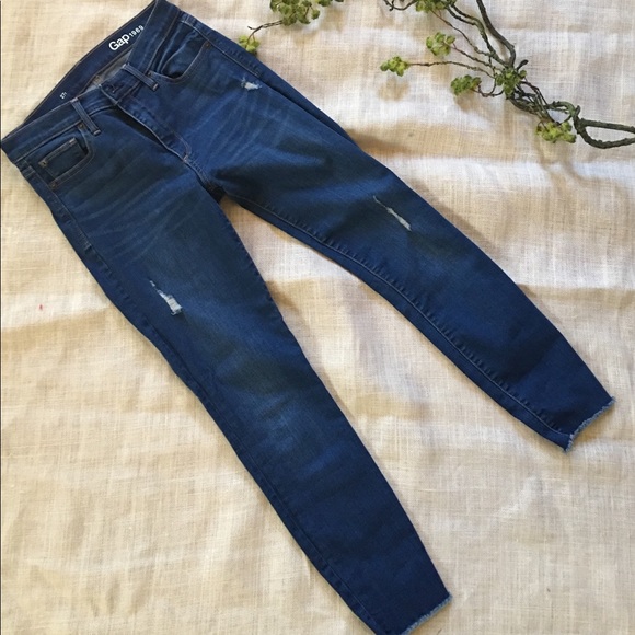 GAP Denim - Gap Raw Hem Skinny Jeans